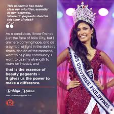 The efforts they give in sustaining visibility in social media and… Highlights Miss Universe Philippines 2020