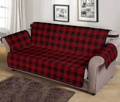 Red And Black Buffalo Plaid 70 Seat