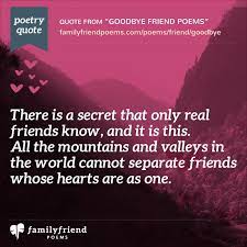 23 goodbye poems for friends poems