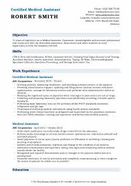 Medical Assistant Resume Samples Qwikresume