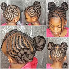 There is also a high braided bun too. Braided Bun Hairstyles For Black Girls Braids Hairstyles For Black Kids