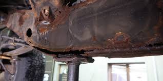 frame rust repair lugnuts garage