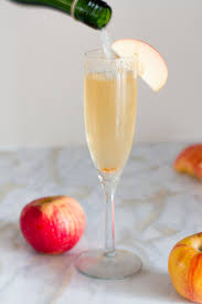 Two Ingredient Apple Cider Mimosas | Wholefully