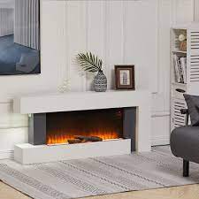 Electric Fire Fireplace Surround High