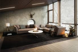 what color rug goes with black furniture