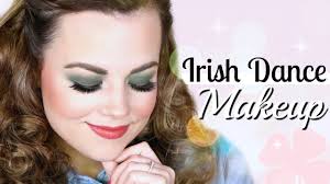 irish dance makeup tutorial green