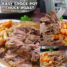 easy crock pot chuck roast