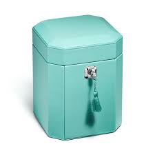 tiffany facets tall jewelry box in
