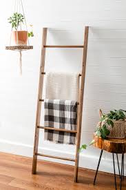 diy blanket ladder how to build a