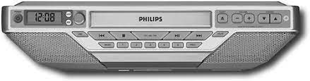 Best under cabinet radios reviews: Philips Under Cabinet Alarm Clock Radio With Cd Player Aj6111 37 Best Buy