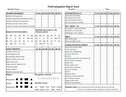 Report Card Templates    Montessori Alliance QuickSchools com