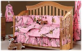 Pink Camouflage Crib Bedding 58