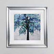 shh interiors solo 1 blue tree framed