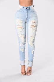 Prime Time Jeans Light Blue In 2020 Light Blue Ripped