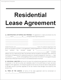 Lease Agreement Application Form Rental Residential Template Free