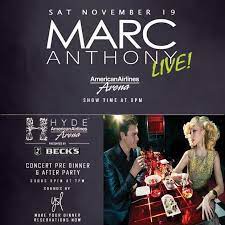 marc anthony live tickets at hyde at