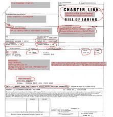 Bill Of Lading Customs Clearing Custom Broker Chb Importing