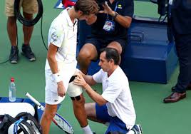 Tsitsipas box handed coaching violation during nadal match. Injury Daniil Medvedev Coach Gilles Cervara Gives Updates About His Leg Issue Ahead Of Us Open Semifinal Tennis Tonic News Predictions H2h Live Scores Stats