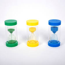 Set Of 3 Colourbright Large Sand Timers