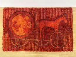 wool ege rya rug denmark 1960s