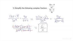 Simplifying Complex Fractions With Gcf