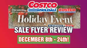 costco new holiday event flyer