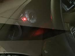 Red Blinking Light On Instrument Panel After Locking Car