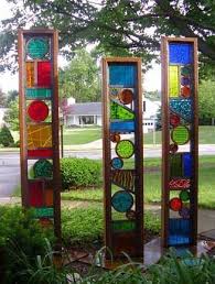 Stained Glass Crafts Glass Garden Art