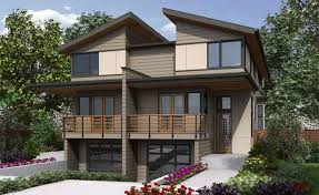 modern duplex house plans elevation