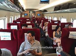 china bullet train ticket types first