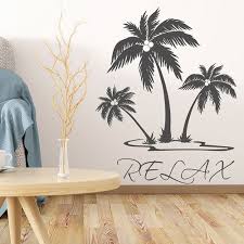 Unique Tropical Coconut Tree Printing