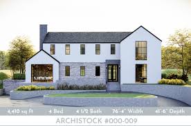 4 Bedroom Modern Farmhouse Plan With A