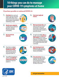 Staying safe in your community. What To Do If You Are Sick Cdc