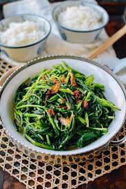 Ong Choy with XO sauce - The Woks of Life