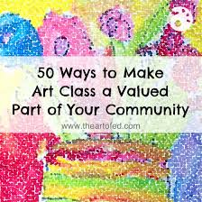 50 ways to make art cl a valued part