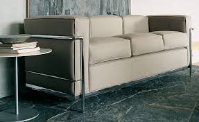 Le Corbusier Lc2 3 Seat Sofa Produced