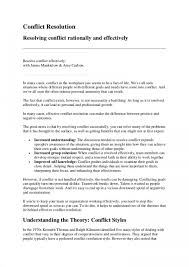 conflict resolution essay example effective papers essay on how to set up a essay paper