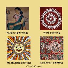 Indian Folk Paintings Clearias
