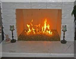 Fire Glass Fireplace Fireplace Remodel