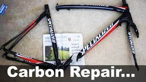 carbon fiber bike frame repair under