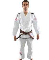Atama Mundial Model 9 White Brazilian Jiu Jitsu Judo