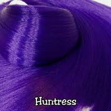 Details About Huntress Royal Purple Nylon Doll Hair Hank For Rerooting For Barbie