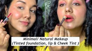 tinted foundation lip cheek tint