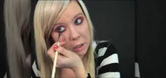 how to apply eye makeup like avril