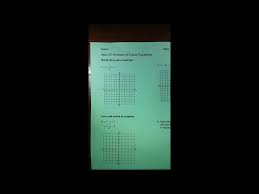 Linear Equations Math 8