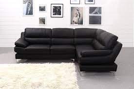 seconds hand leather corner sofa