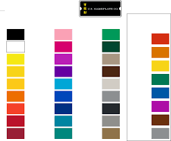 Usn Standard Color Chart 2009 U S Nameplate Safety Gray