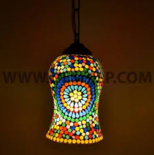 Multi Color Glass Pendant Lamp