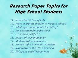 Research paper topics on education   Advantages of Selecting Essay    