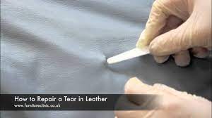 how to repair a tear in a leather sofa